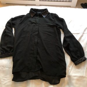 Sheer blouse